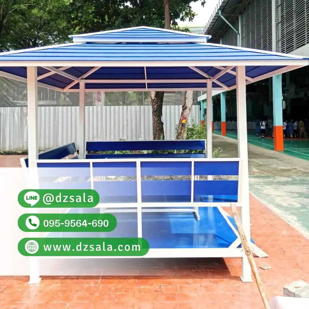 ศาลาเหล็ก ทรงบาหลี หลังคา 2 ชั้น (24)